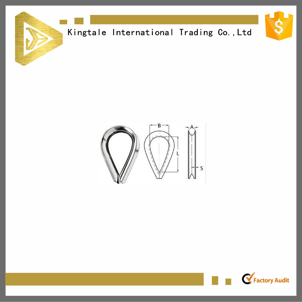 European Standard Stainless Steel Wire Rope Thimble